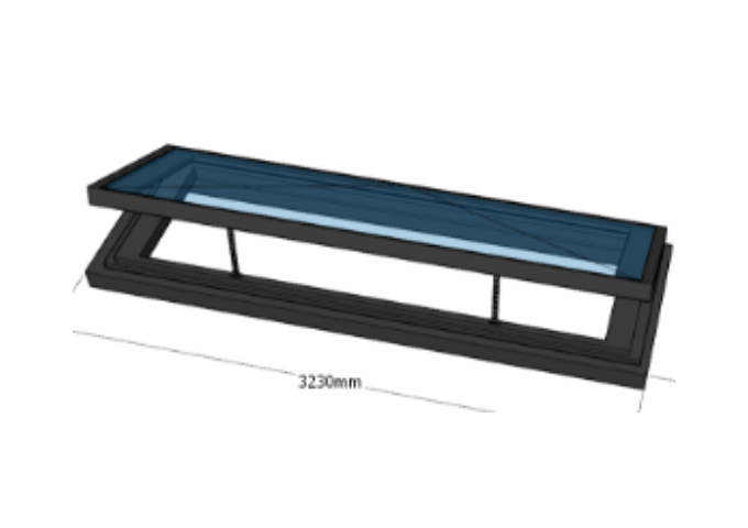 Electric Top-hung with screen Skylight 