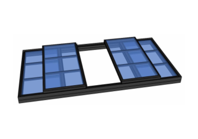 Large Slding Skylight