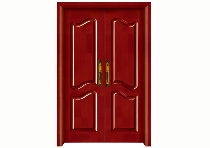 Oak wooden door
