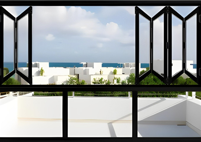 63 series Aluminum Folding window
